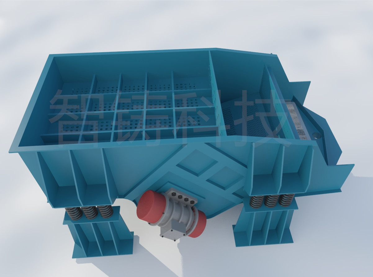 树脂砂震动落砂破碎一体机配件实拍