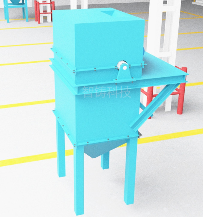 树脂砂生产线半轴式磁选机实拍